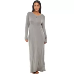 Women's Soft Knit Nightgown Long Sleep Shirt Full Length Henley Pajama Top With Pockets 18 Women's Soft Knit Nightgown Long Sleep Shirt Full Length Henley Pajama Top With Pockets -Cozy Nights Sales Store GUEST c4186d3e 0b1f 44ed ade9 8f5bab26c621