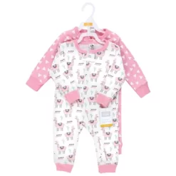 Hudson Baby Infant Girl Cotton Sleep And Play, Llama