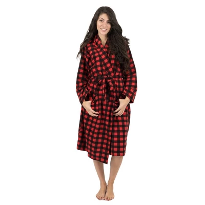 Leveret Womens Fleece Robe 15 Leveret Womens Fleece Robe - Image 15