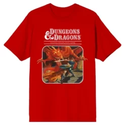 Dungeons & Dragons Cover Art Men's Short Sleeve Shirt & Sleep Shorts Set