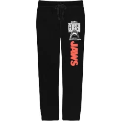 Mens Jaws Classic Horror Movie Black Graphic Print Sleep Pajama Pants -Cozy Nights Sales Store GUEST c53880d9 6d83 48fb a472 796869f43686