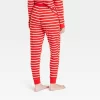 Women's Striped Matching Family Thermal Pajama Pants - Wondershop™ Red