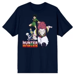 Hunter X Hunter Character Group Men's Short Sleeve Shirt & Sleep Shorts Set