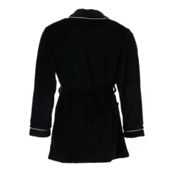 Ascentix Men's Velour Smoking Jacket With Satin Lining