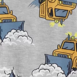 Carter's Just One You®️ Toddler Boys' 2pk Snow Trucks And Lions Footed Pajama - Blue