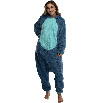 Disney Lilo & Stitch Unisex Adult Stitch Kigurumi Cosplay Costume Fleece Union Suit 1 Disney Lilo & Stitch Unisex Adult Stitch Kigurumi Cosplay Costume Fleece Union Suit