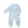 Hudson Baby Faux Shearling Bunting 1pk, Light Blue