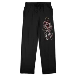 Nightmare On Elm Street Come Out And Play Men's Black Sleep Pajama Pants -Cozy Nights Sales Store GUEST c8f791d3 e8ba 41ad 8064 c7236e47ccd0