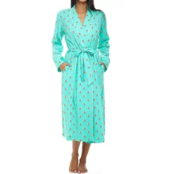 Womens Soft Cotton Knit Jersey Lounge Robe With Pockets, Long Bathrobe -Cozy Nights Sales Store GUEST c9a99ac5 2dde 4f7e b319 7091ead58c05