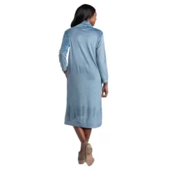 Softies 46" Feather Velour Funnel Neck Lounge Dress -Cozy Nights Sales Store GUEST ca0ff4cf 7663 4ad6 856f 8d71d943e5ec