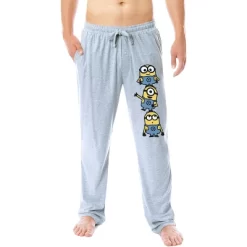 Despicable Me Mens' Minions Chibi Character Soft Sleep Pajama Pants Grey -Cozy Nights Sales Store GUEST ca171897 11d8 435d 84b6 266f24a9bb56