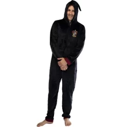 Harry Potter Adult Men's Hooded One-Piece Pajama Union Suit -Cozy Nights Sales Store GUEST caaf0b6a db53 485d 89c2 bcfbdda81dcf