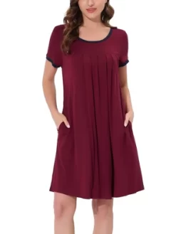 Cheibear Womens Sleepwear Lounge Dress Summer Pajama Nightgown -Cozy Nights Sales Store GUEST cac37ffd 4ebf 478d bfd6 0cb3705f6043