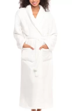Women's Warm Fleece Winter Robe, Long Soft Plush Bathrobe -Cozy Nights Sales Store GUEST cb73cdd6 430c 4ea5 8b71 64850dc6ecf7