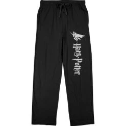 Harry Potter Wizard In Flight Men's Black Sleep Pajama Pants -Cozy Nights Sales Store GUEST cbbe13ae afa9 4571 aa33 c02759b58c3b