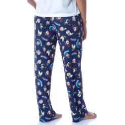 Nickelodeon Womens' Avatar The Last Airbender Chibi Character Pajama Pants Blue -Cozy Nights Sales Store GUEST cc5dcfe7 f094 48a6 9441 6c3172b0fc10