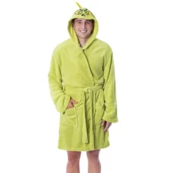 Dr. Seuss The Grinch Who Stole Christmas Adult Costume Character Fleece Robe -Cozy Nights Sales Store GUEST cd54cabc 2358 4dfc a76a a0660b324e3d