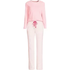 Lands' End Women's Tall Knit Pajama Set Long Sleeve T-Shirt And Pants 24 Lands' End Women's Tall Knit Pajama Set Long Sleeve T-Shirt And Pants -Cozy Nights Sales Store GUEST ceb8b9a9 1ea6 494a 99db 6a3e069bee4d