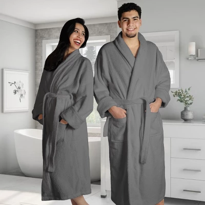 Women's Ultra-Absorbent Cotton Bathrobe By Blue Nile Mills 5 Women's Ultra-Absorbent Cotton Bathrobe By Blue Nile Mills - Image 5