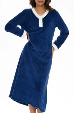 Women's Soft Warm Fleece Nightgown, Long Kaftan With Pockets For Winter -Cozy Nights Sales Store GUEST d07f4f3c 69e1 4afa ad52 9cb5fde19c01