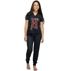 Harry Potter Juniors' H Is For Harry Gryffindor Athletic Jogger Pajama Set Black 7 Harry Potter Juniors' H Is For Harry Gryffindor Athletic Jogger Pajama Set Black -Cozy Nights Sales Store GUEST d084f925 4862 483f ae06 a7879ae7a2c2