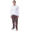 Disney Mens' Grumpy Snow White And The Seven Dwarfs Sleep Pajama Pants Black