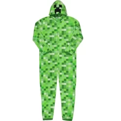 Minecraft Creeper Costume Pajama Outfit One Piece Union Suit -Cozy Nights Sales Store GUEST d2498b29 302a 4d96 93d8 7c4519a78da7