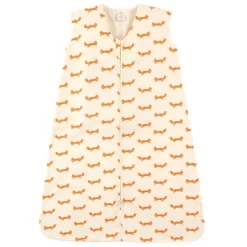 Touched By Nature Baby Boy Organic Cotton Sleeveless Wearable Sleeping Bag, Sack, Blanket, Fox