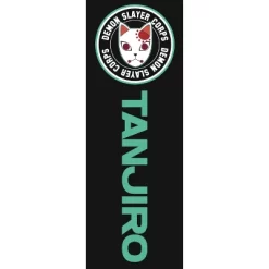 Demon Slayer Corps Tanjiro Quick Turn Men's Black Sleep Pajama Pants