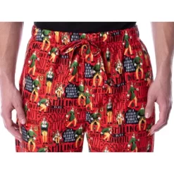 Elf The Movie Men's Cotton Headed Ninny Muggins Loungewear Pajama Pants Red -Cozy Nights Sales Store GUEST d528d2f3 eed6 48a7 aa33 75dc9697ee8c