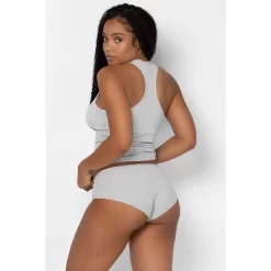 Smart & Sexy Comfort Cotton Rib Tank Top & Shorts Sleep Set