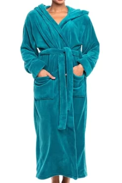 Women's Classic Winter Robe, Hooded Cozy Plush Fleece Bathrobe -Cozy Nights Sales Store GUEST d83efa04 91e6 4634 ab51 21509fabf950