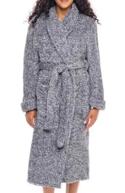 Women's Fuzzy Plush Fleece Winter Robe, Warm Soft Bathrobe For Her -Cozy Nights Sales Store GUEST d8da6eb8 6084 44e8 8b1e 8e89df182d9f