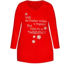 Women's Plus Size Slogan Sleep Top - Red | AVENUE -Cozy Nights Sales Store GUEST d8fee2b4 ba47 43fd bb80 0e8b85160eb9