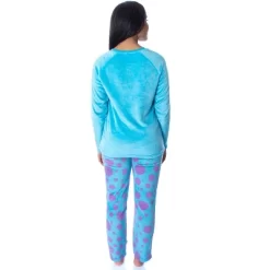 Disney Women's Monsters Inc. Sulley Character Plush Fleece 2 Piece Pajama Set Sulley -Cozy Nights Sales Store GUEST da000cdc 6f4b 4b50 922a f3d78f620d69