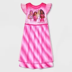 Toddler Girls' Barbie Printed NightGown - Pink -Cozy Nights Sales Store GUEST dbd66fb4 06f9 472e 8f3c 5d5c6004a8bc