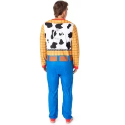 Disney Mens' Toy Story Movie Sheriff Woody Costume Footless Union Suit Multicolored -Cozy Nights Sales Store GUEST dd099bf3 c487 4519 9c1b 15ed0821cd27