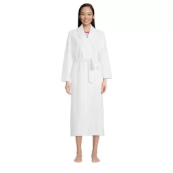 Lands' End Women's Waffle Long Robe -Cozy Nights Sales Store GUEST dd32616c 64ef 4811 9531 525b33b80a2e