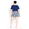 Women's Plus Size Hibiscus Sleep Short - Hibiscus | AVENUE
