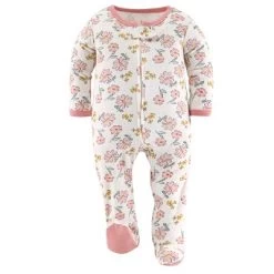 The Peanutshell Boho Floral Butterfly Footed Baby Sleepers For Girls, 3-Pack -Cozy Nights Sales Store GUEST de84dd84 2f56 4971 989a 5326786a309c