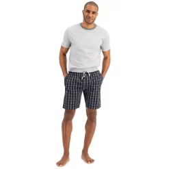 Hanes Premium Men's Short And T-Shirt Pajama Set 2pc