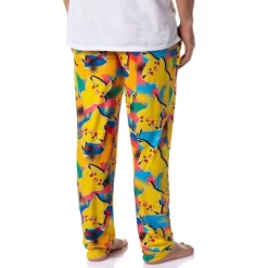 Pokemon Men's Pikachu Pajama Pants Allover Multicolor Lounge Sleep Bottoms -Cozy Nights Sales Store GUEST df246e53 231d 474b 919b 8f484b93bdd8