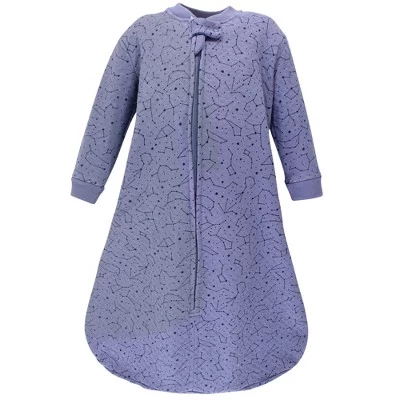 Hudson Baby Infant Boy Premium Quilted Long Sleeve Sleeping Bag And Wearable Blanket, Space 2 Hudson Baby Infant Boy Premium Quilted Long Sleeve Sleeping Bag And Wearable Blanket, Space - Image 2