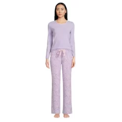 Lands' End Women's Tall Knit Pajama Set Long Sleeve T-Shirt And Pants 21 Lands' End Women's Tall Knit Pajama Set Long Sleeve T-Shirt And Pants -Cozy Nights Sales Store GUEST e0047e4c 7c61 47ee 8979 11341312ffb2