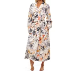 Womens Soft Cotton Knit Jersey Lounge Robe With Pockets, Long Bathrobe -Cozy Nights Sales Store GUEST e0e3bd65 6e46 4b6d b11a 37221b8d7030
