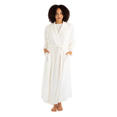 Softies Women's 48" Feather Velour Shawl Collar Robe 6 Softies Women's 48" Feather Velour Shawl Collar Robe - Image 6
