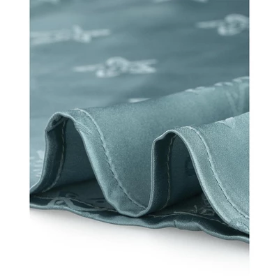 Agnes Orinda Women's Plus Size Satin Star Print Lace Trim Pajamas Nightgown 5 Agnes Orinda Women's Plus Size Satin Star Print Lace Trim Pajamas Nightgown - Image 5