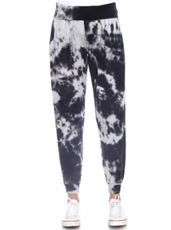 Women's Tie Dye Harem Pants With Pockets - White Mark -Cozy Nights Sales Store GUEST e3d06d82 1af3 4b4d 8f73 3fb379360b55