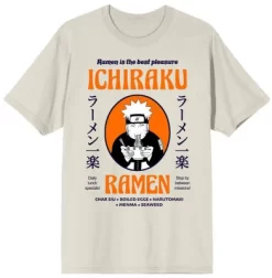 Naruto Ichiraku Ramen Shop Men's Short Sleeve Shirt & Sleep Shorts Set