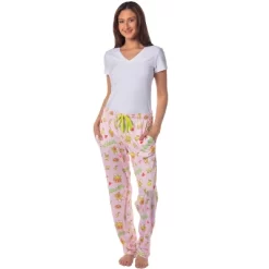 Sanrio Keroppi Women's Pajama Pants Allover Print Adult Lounge Sleep Bottoms